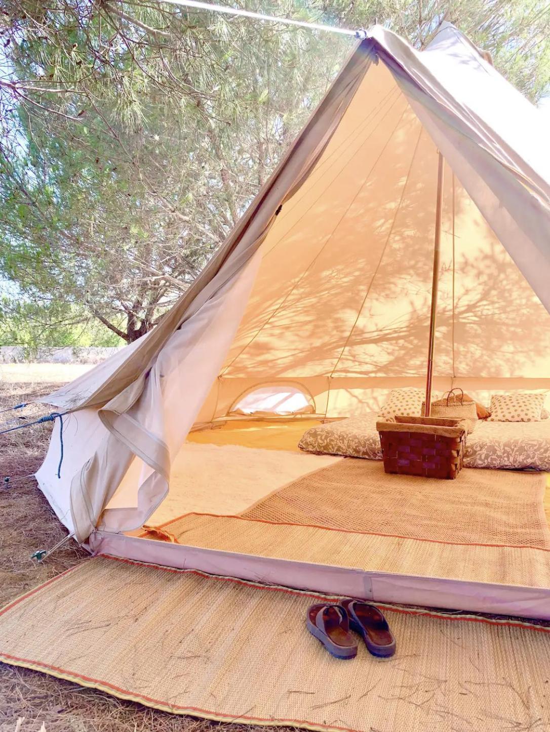 Glamping On Organic Yoga Farm With Natural Swimming Pool Near Beach 蒙卡拉帕乔 外观 照片
