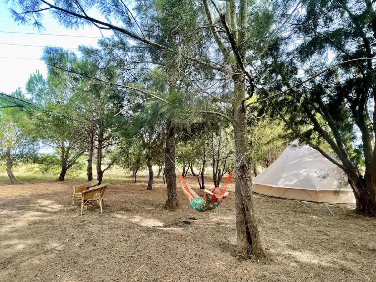 Glamping On Organic Yoga Farm With Natural Swimming Pool Near Beach 蒙卡拉帕乔 外观 照片