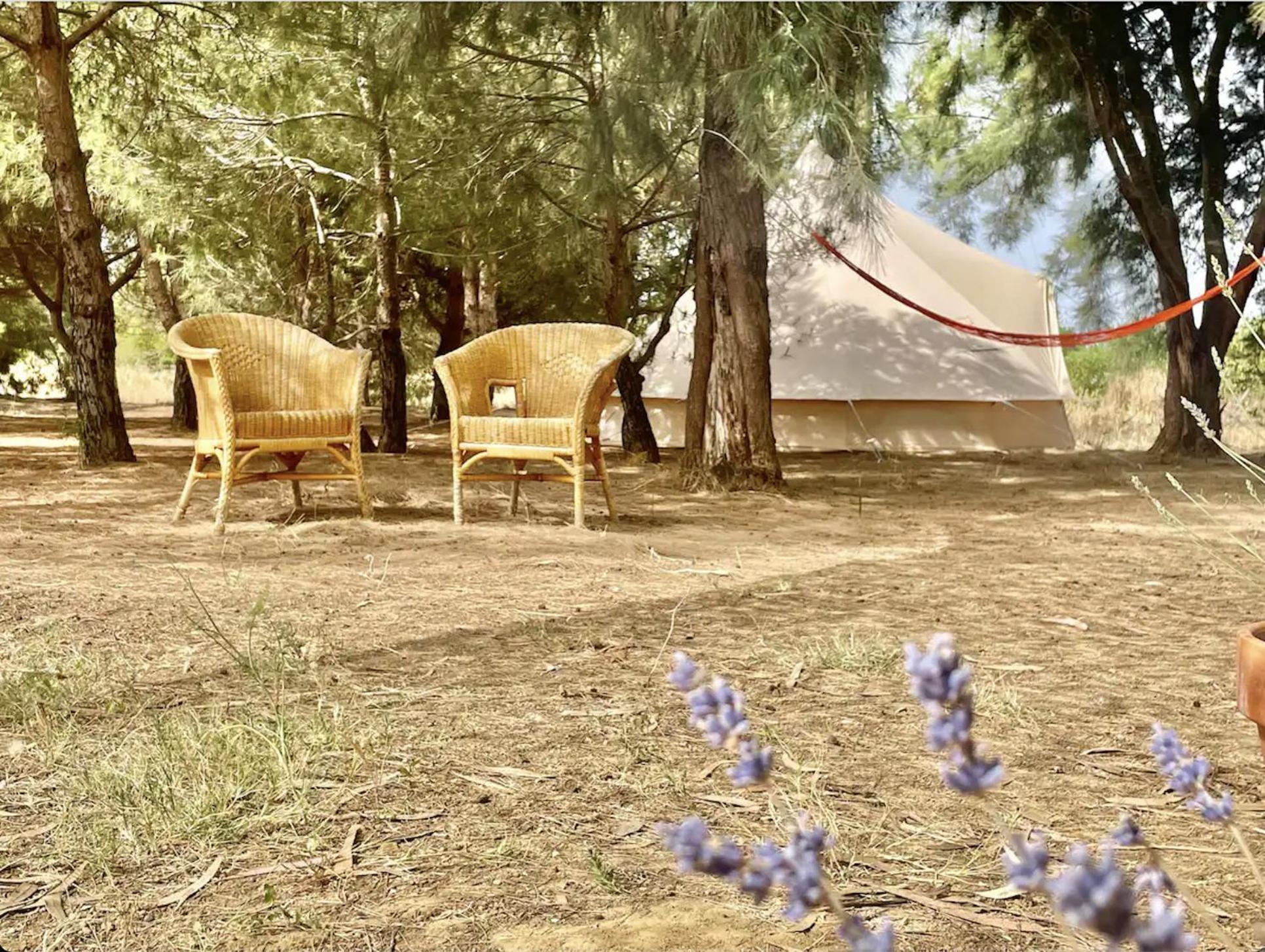 Glamping On Organic Yoga Farm With Natural Swimming Pool Near Beach 蒙卡拉帕乔 外观 照片